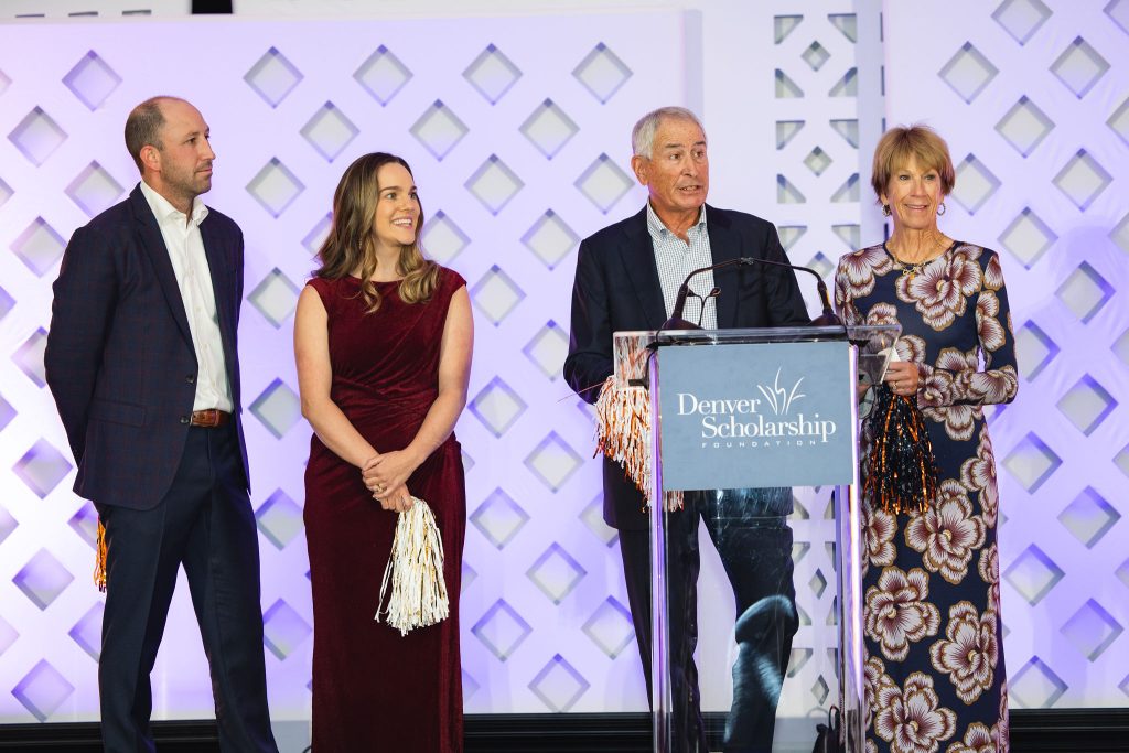 From left to right DSF gala committee co-chairs Brian Dorfman and Dr. Jeanne Sullivan and Barry and Dana Dorfman