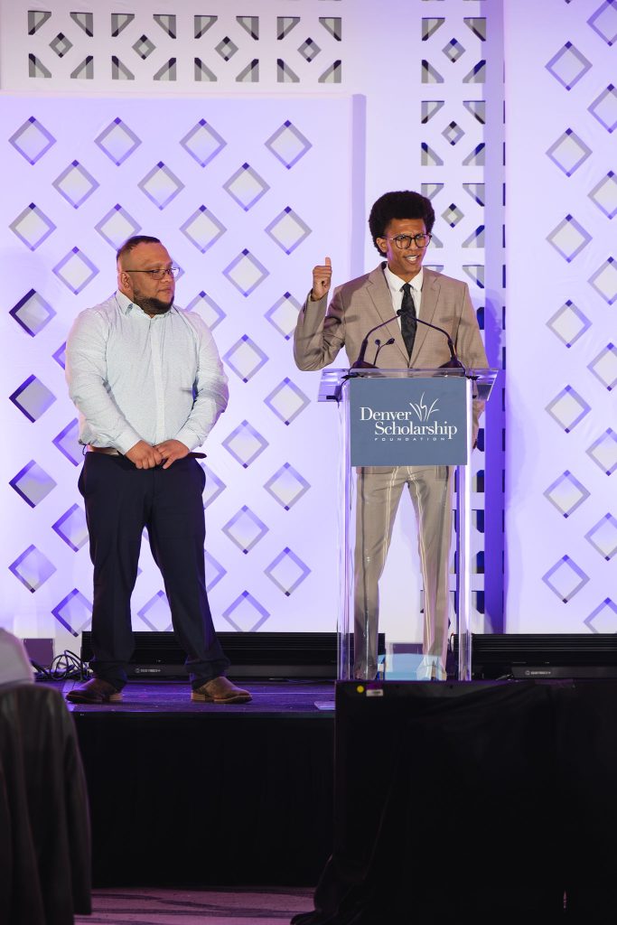 DSF Alumni Jesus Torrones-Pulido (left) and DSF Scholar Michael Borne (right)