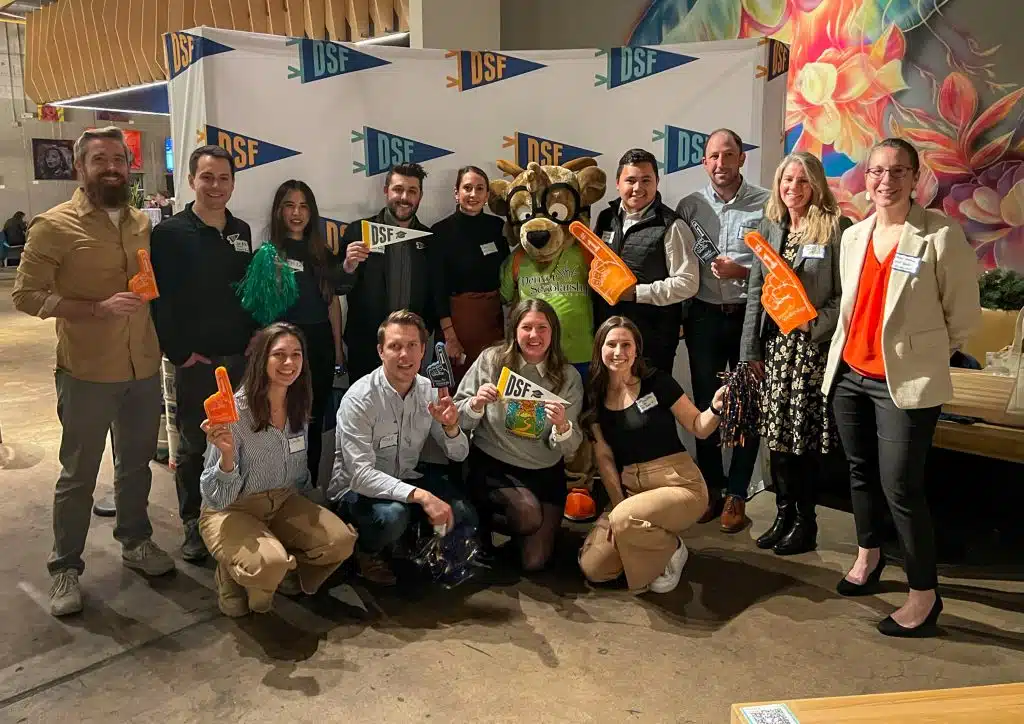  DSF associate board and staff smiling at the Colorado gives day 2023