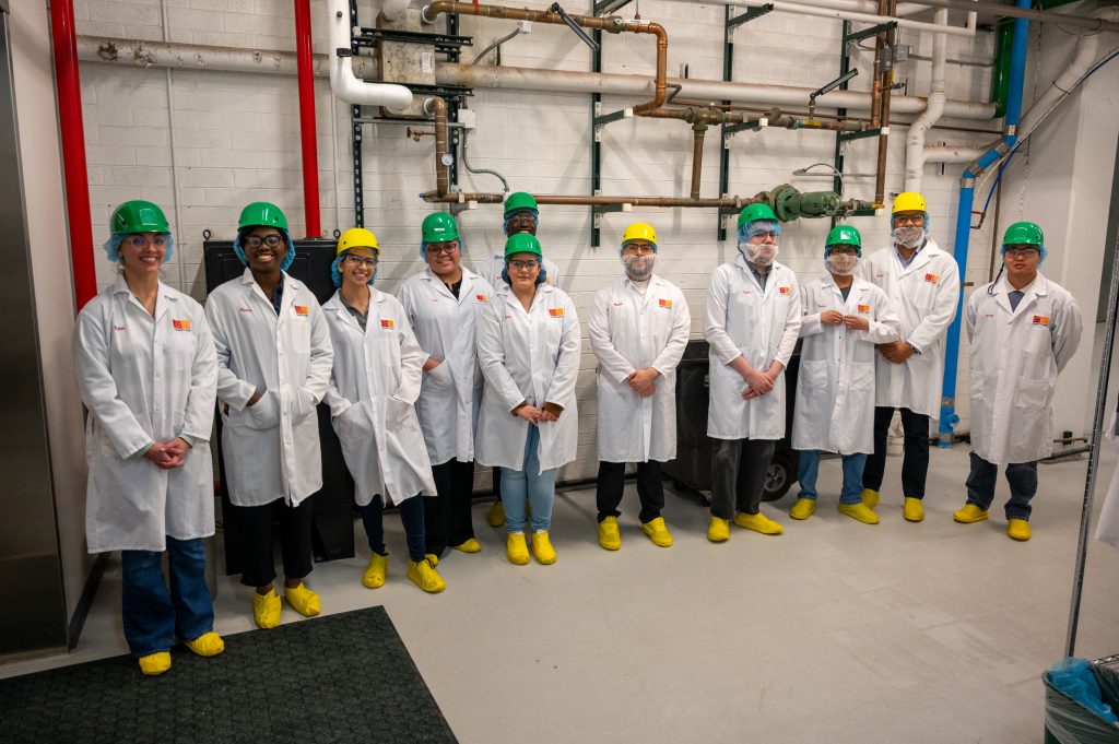 DSF Scholars at the Leprino Foods manufacturing plant in Denver