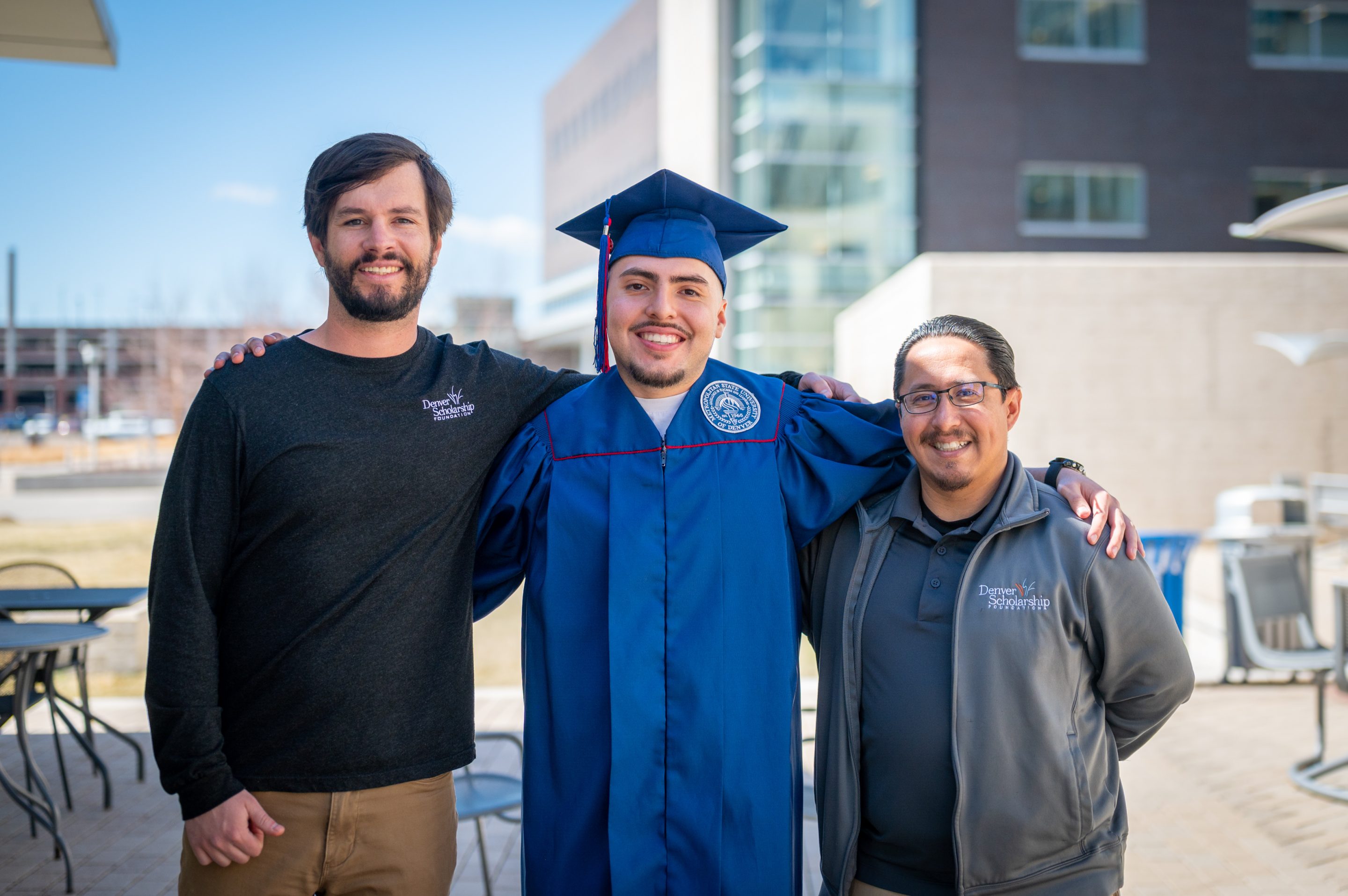 Campos with his both DSF College and Campus Advisor