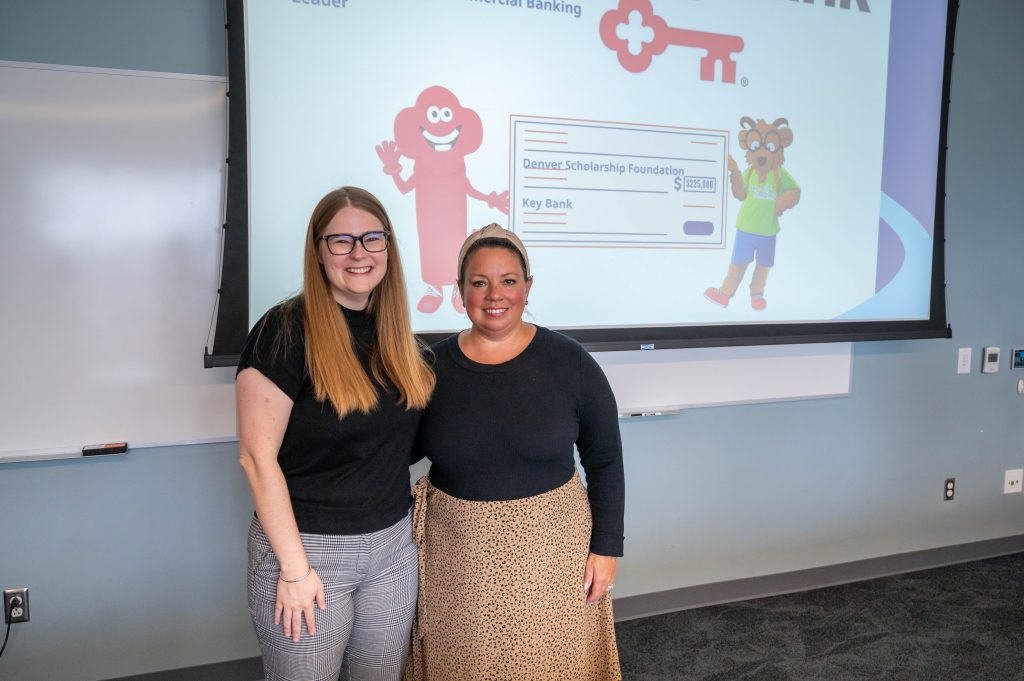 Brianna Hein, KeyBank VP, Corporate Responsibility Officer, and Katie Aring, KeyBank SVP, Commercial Banking Leader. 