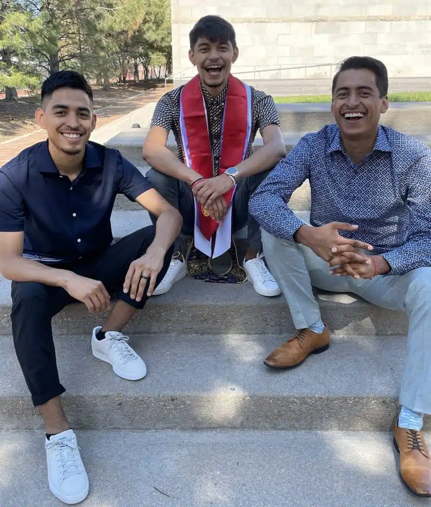 Dehrian with brothers Gamaliel and Assael