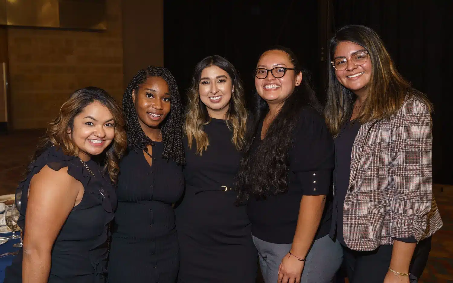 Liloni Ramos, Keema Ebong, Perla Bustillos, Stephanie Lopez, and Xochitl Ramirez
