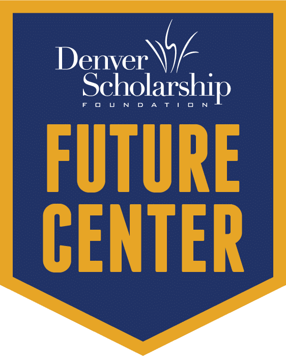 Pennant that reads "DSF Future Center"